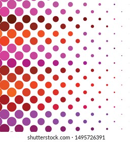 Geometric colorful vector background. Abstract halftone illustration pattern. Vintage texture