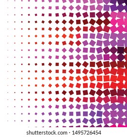 Geometric colorful vector background. Abstract halftone illustration pattern. Vintage texture