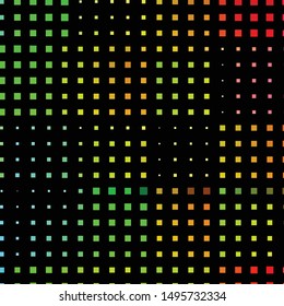 Geometric colorful vector background. Abstract halftone illustration pattern. Vintage texture