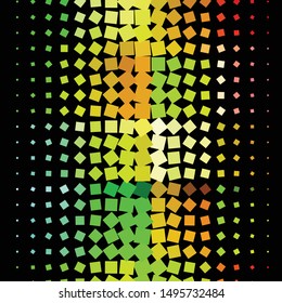 Geometric colorful vector background. Abstract halftone illustration pattern. Vintage texture