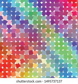 Geometric colorful vector background. Abstract halftone illustration pattern. Vintage texture