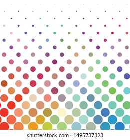 Geometric colorful vector background. Abstract halftone illustration pattern. Vintage texture