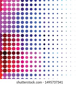 Geometric colorful vector background. Abstract halftone illustration pattern. Vintage texture