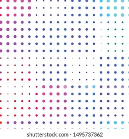 Geometric colorful vector background. Abstract halftone illustration pattern. Vintage texture