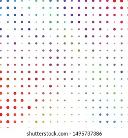 Geometric colorful vector background. Abstract halftone illustration pattern. Vintage texture