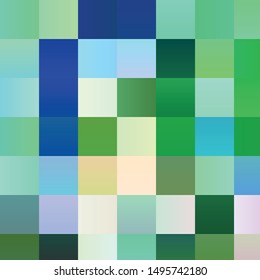 Geometric colorful vector background. Abstract halftone illustration pattern. Vintage texture