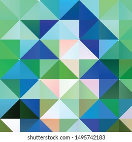 Geometric colorful vector background. Abstract halftone illustration pattern. Vintage texture