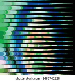 Geometric colorful vector background. Abstract halftone illustration pattern. Vintage texture
