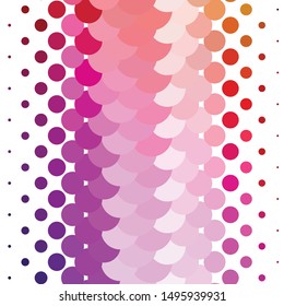 Geometric colorful vector background. Abstract halftone illustration pattern. Vintage texture