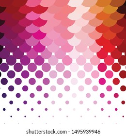Geometric colorful vector background. Abstract halftone illustration pattern. Vintage texture