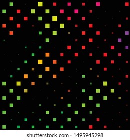 Geometric colorful vector background. Abstract halftone illustration pattern. Vintage texture