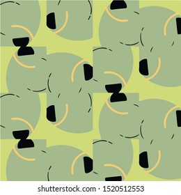 Geometric colorful vector background. Abstract halftone illustration pattern. Vintage texture