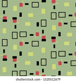 Geometric colorful vector background. Abstract halftone illustration pattern. Vintage texture