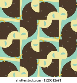 Geometric colorful vector background. Abstract halftone illustration pattern. Vintage texture