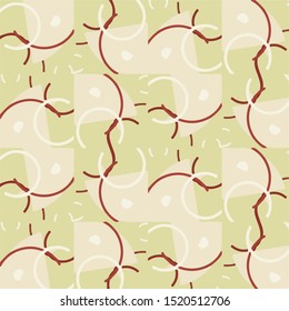 Geometric colorful vector background. Abstract halftone illustration pattern. Vintage texture