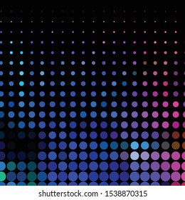 Geometric colorful vector background. Abstract halftone illustration pattern. Vintage texture