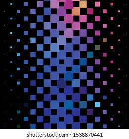 Geometric colorful vector background. Abstract halftone illustration pattern. Vintage texture