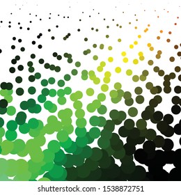 Geometric colorful vector background. Abstract halftone illustration pattern. Vintage texture