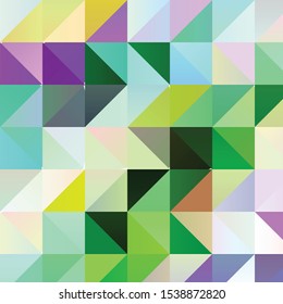 Geometric colorful vector background. Abstract halftone illustration pattern. Vintage texture