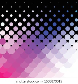 Geometric colorful vector background. Abstract halftone illustration pattern. Vintage texture