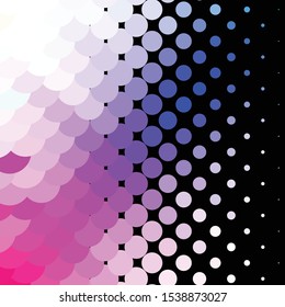 Geometric colorful vector background. Abstract halftone illustration pattern. Vintage texture