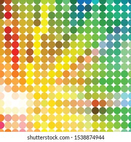 Geometric colorful vector background. Abstract halftone illustration pattern. Vintage texture