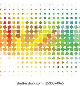 Geometric colorful vector background. Abstract halftone illustration pattern. Vintage texture