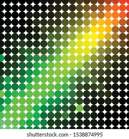 Geometric colorful vector background. Abstract halftone illustration pattern. Vintage texture