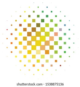 Geometric colorful vector background. Abstract halftone illustration pattern. Vintage texture