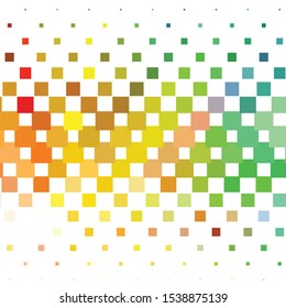 Geometric colorful vector background. Abstract halftone illustration pattern. Vintage texture