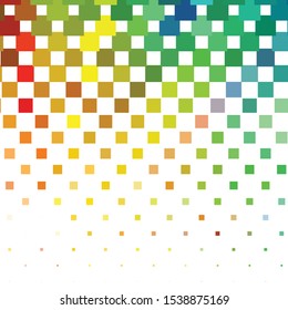 Geometric colorful vector background. Abstract halftone illustration pattern. Vintage texture