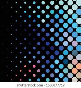 Geometric colorful vector background. Abstract halftone illustration pattern. Vintage texture