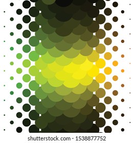 Geometric colorful vector background. Abstract halftone illustration pattern. Vintage texture