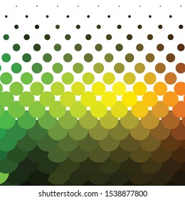 Geometric colorful vector background. Abstract halftone illustration pattern. Vintage texture