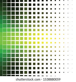 Geometric colorful vector background. Abstract halftone illustration pattern. Vintage texture