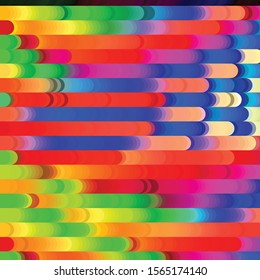 Geometric colorful vector background. Abstract halftone illustration pattern. Vintage texture