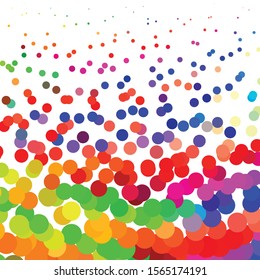 Geometric colorful vector background. Abstract halftone illustration pattern. Vintage texture