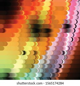 Geometric colorful vector background. Abstract halftone illustration pattern. Vintage texture