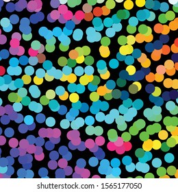 Geometric colorful vector background. Abstract halftone illustration pattern. Vintage texture