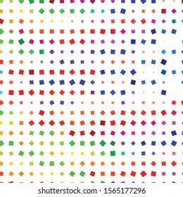Geometric colorful vector background. Abstract halftone illustration pattern. Vintage texture