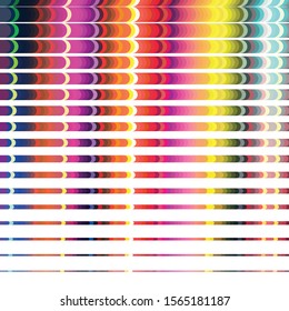 Geometric colorful vector background. Abstract halftone illustration pattern. Vintage texture