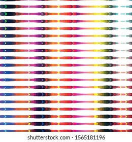 Geometric colorful vector background. Abstract halftone illustration pattern. Vintage texture