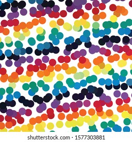 Geometric colorful vector background. Abstract halftone illustration pattern. Vintage texture