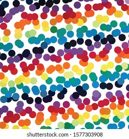Geometric colorful vector background. Abstract halftone illustration pattern. Vintage texture