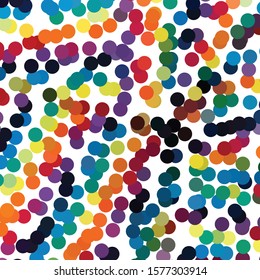 Geometric colorful vector background. Abstract halftone illustration pattern. Vintage texture