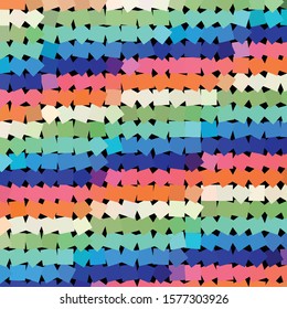 Geometric colorful vector background. Abstract halftone illustration pattern. Vintage texture