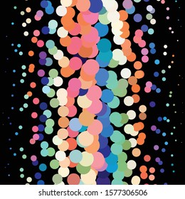 Geometric colorful vector background. Abstract halftone illustration pattern. Vintage texture
