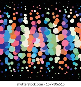 Geometric colorful vector background. Abstract halftone illustration pattern. Vintage texture