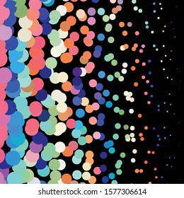 Geometric colorful vector background. Abstract halftone illustration pattern. Vintage texture