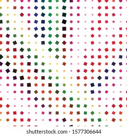 Geometric colorful vector background. Abstract halftone illustration pattern. Vintage texture